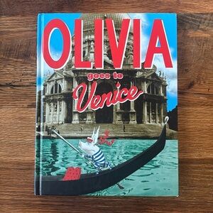 Olivia goes to Venice hardback book.